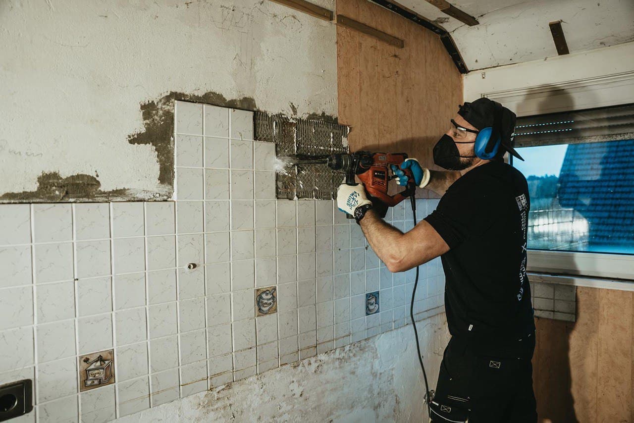 Fliesenentfernung in der Küche